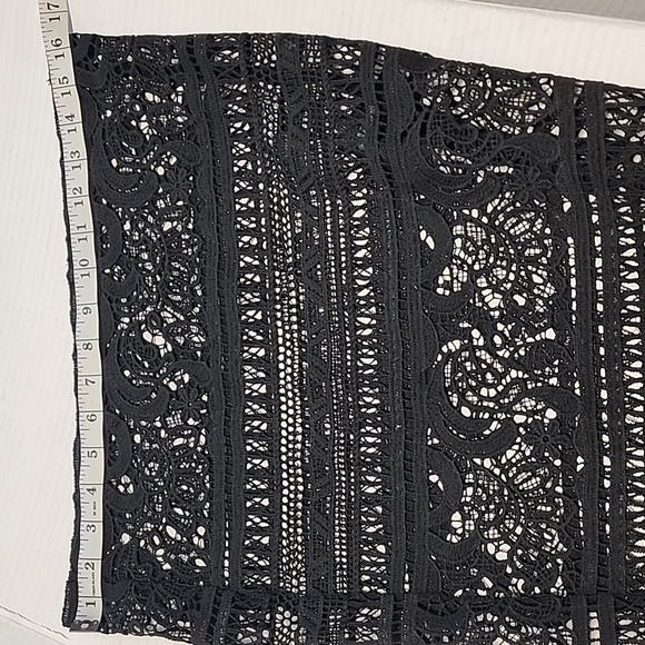 Maeve Wide-Leg Sheer Lace Trousers - Picture 12 of 15